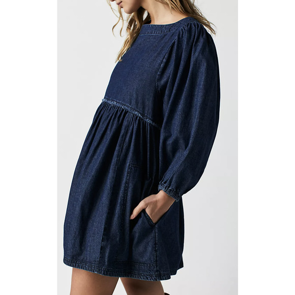 NWT Free People Get Obsessed Mini Dress M Medium - Picture 2 of 6